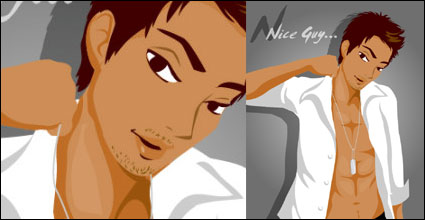 Hombres sexy vector