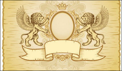 Escudo de Leones de vectores-2