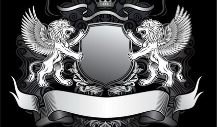 Escudo de Leones de vectores-1