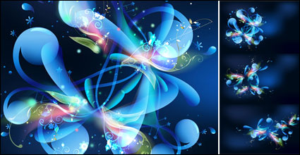 Tipo de cristal de colores Vector