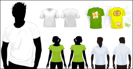 T-shirt vector de plantilla
