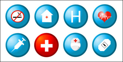 Mdicos y de salud icono material de vectores