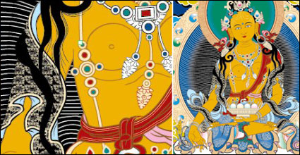 Tienmu los recursos financieros, Dunhuang vector budista