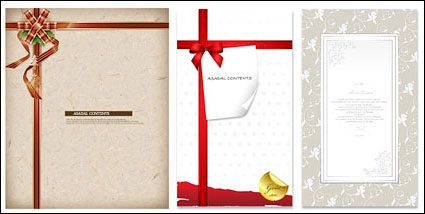 Encaje cinta etiquetas material vector