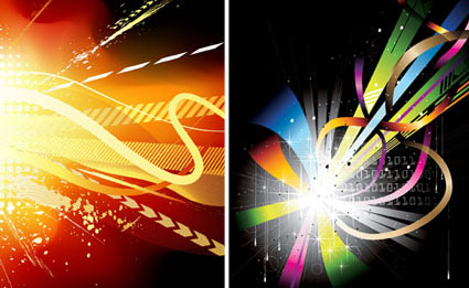 La luz, lneas, vector