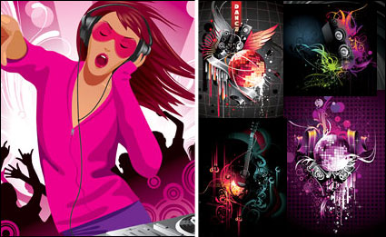 Guitarras, altavoces, dj