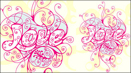 amor material vector Pattern