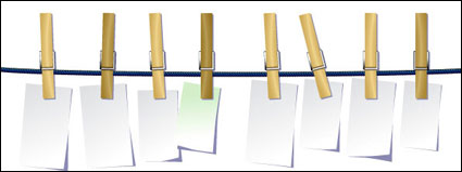 Madera clip de White Vector