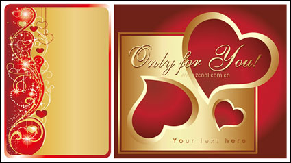 Corazn de oro patrn en forma de