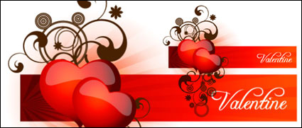 Heart-vector patrn en forma de material de