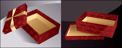 Caja de regalo, caja de vectores