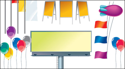 Blanco vector de anuncios