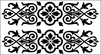 Europea de encaje estilo vectorial de -2