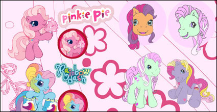 caballo de flores de dibujos animados Pegasus cute