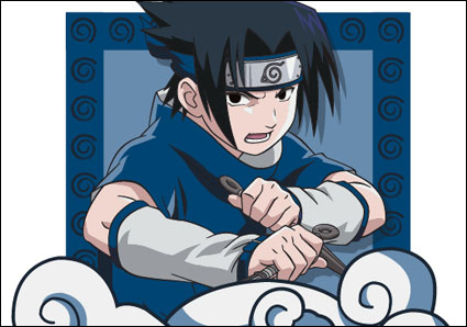 Personajes de Naruto material Vector  -3