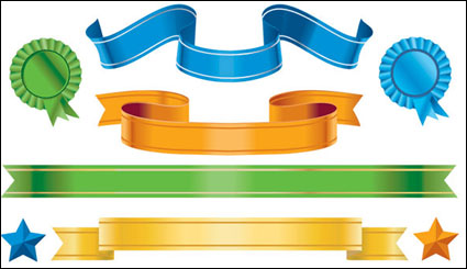 Ribbon Medalla Vector