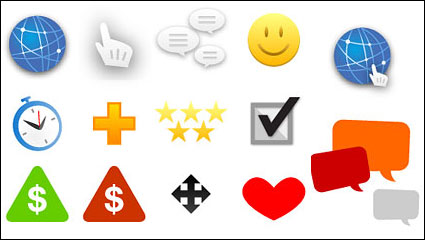 Diseño Web y vector icono de Decoracin