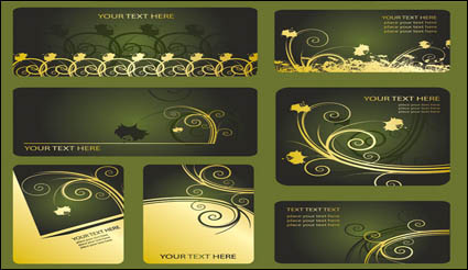 Tarjeta de patrn de Material plantilla vector de