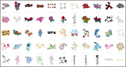 Vector Flower patrn de material (prrafo 71)