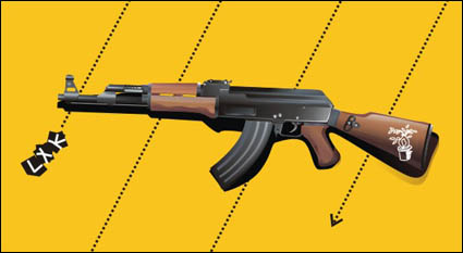 Vector rifles AK-47
