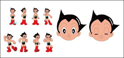 Astro Boy material Vector