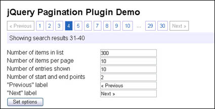 JQuery puede controlar la cantidad de contenido de cdigo de paginacin basado (JS + CSS)