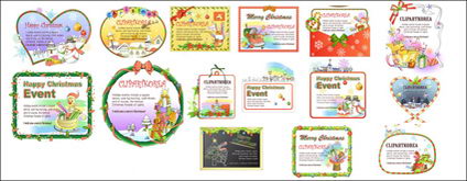 Decoracin de Navidad Vector