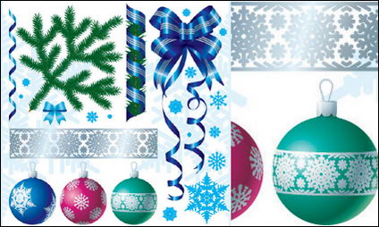 Vector material de decoracin de Navidad