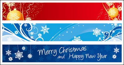 Exquisito banner de Navidad
