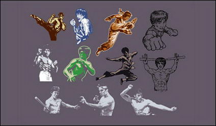 Kung Fu vector de la serie Popular