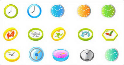 Material vector de reloj