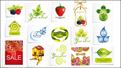 Frutas iconos vectoriales
