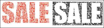 Venta de material Vector