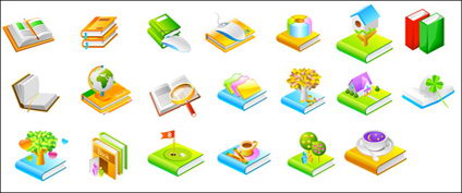 Tazas de caf, mesas, carpetas de archivos, golf, Clover Lpiz
