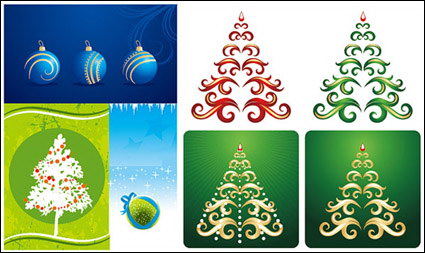La bola de Navidad colgante, cinta de vectores