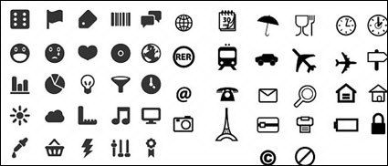 Utilidad de marcado de vectores pequeños iconos de