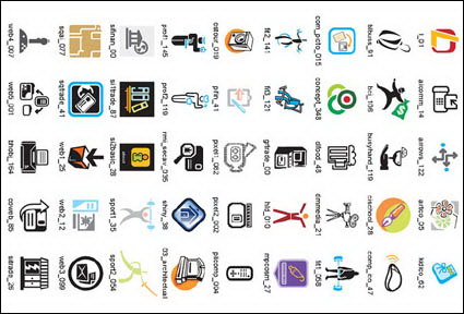 Smbolos de negocios Vector muestras