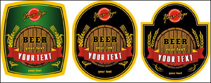 Beer Bottle pega Vector material