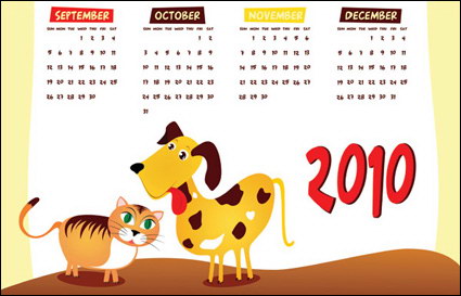 Vector 2010 Calendario