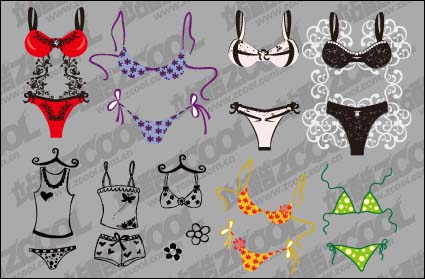 bikini Cute vector material