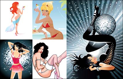 Encanto mujeres vector