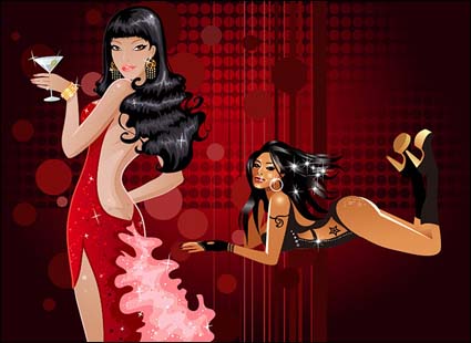 Encanto mujeres vector