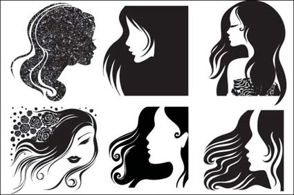Jefa mujer, vector de pelo