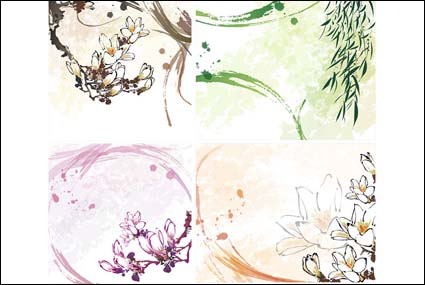 Kapok, sauce, vector de flores de sauce