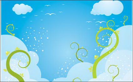 Sueño vector cielo